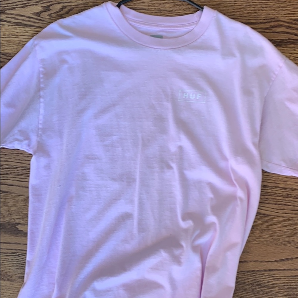 🔥 Huf Pink T-Shirt Size Large 🔥